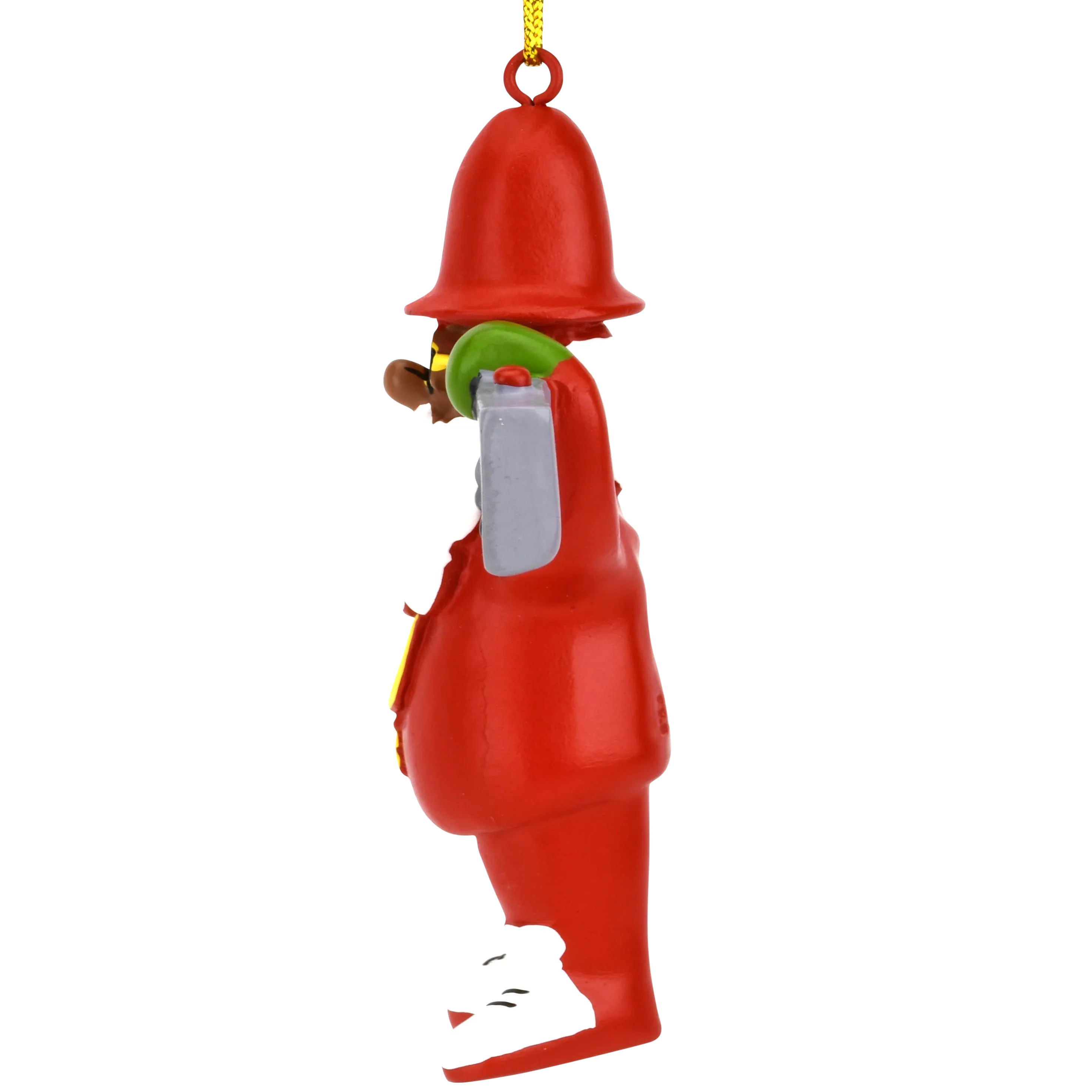 80's Hip Hop Dark Tone Santa Resin Christmas Ornament