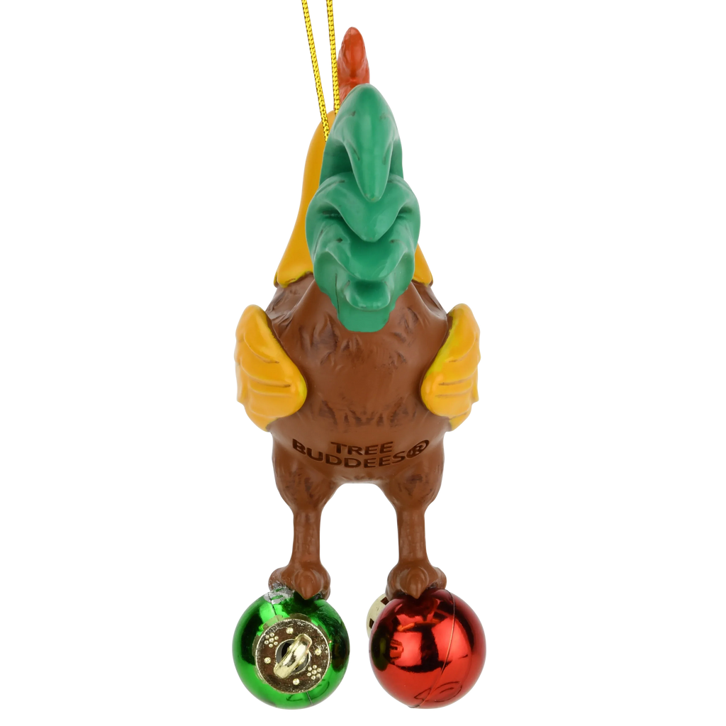 Cock and Bulbs Funny Christmas Ornament Decoration