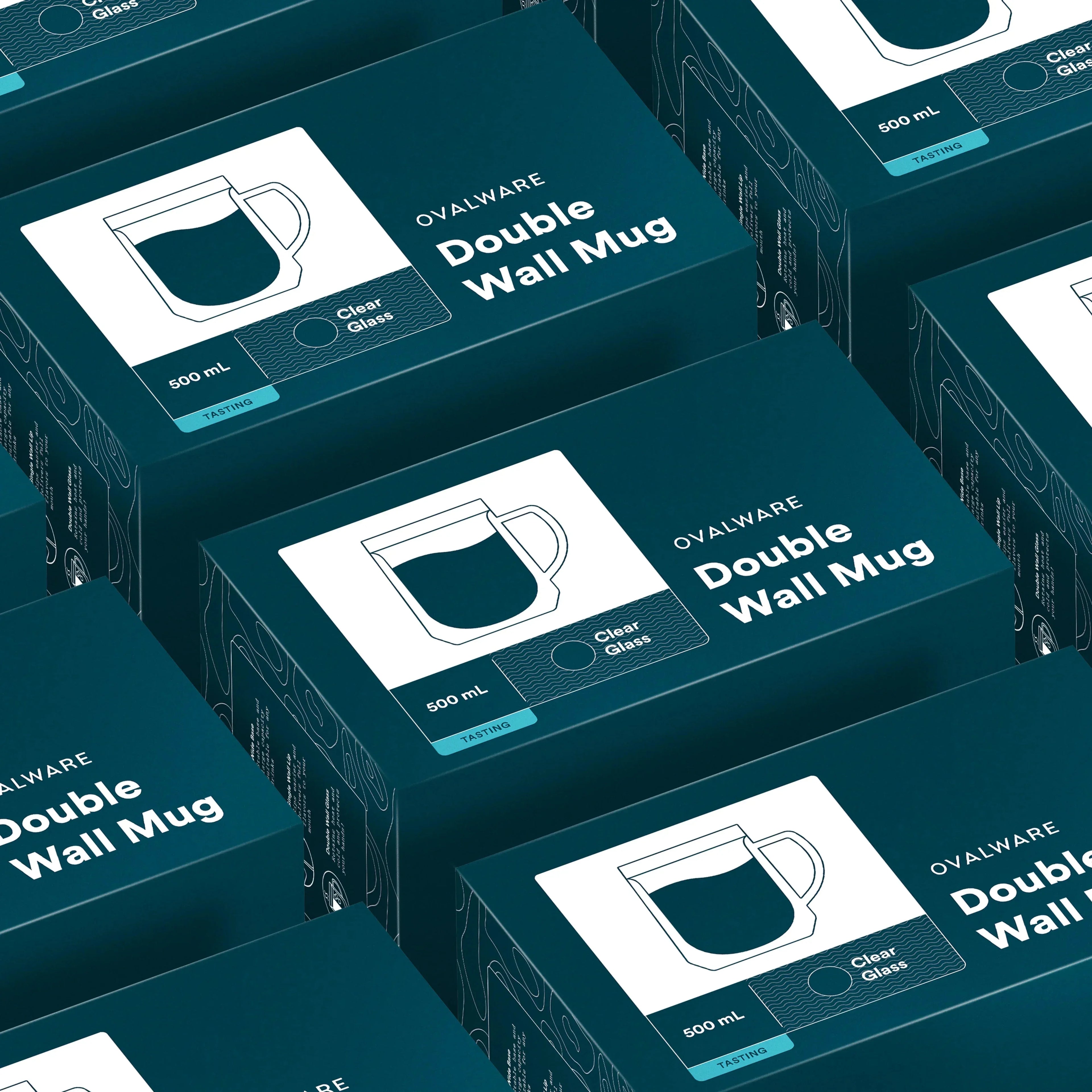 Double Wall Mug - 500ml/17oz (Set of 2)