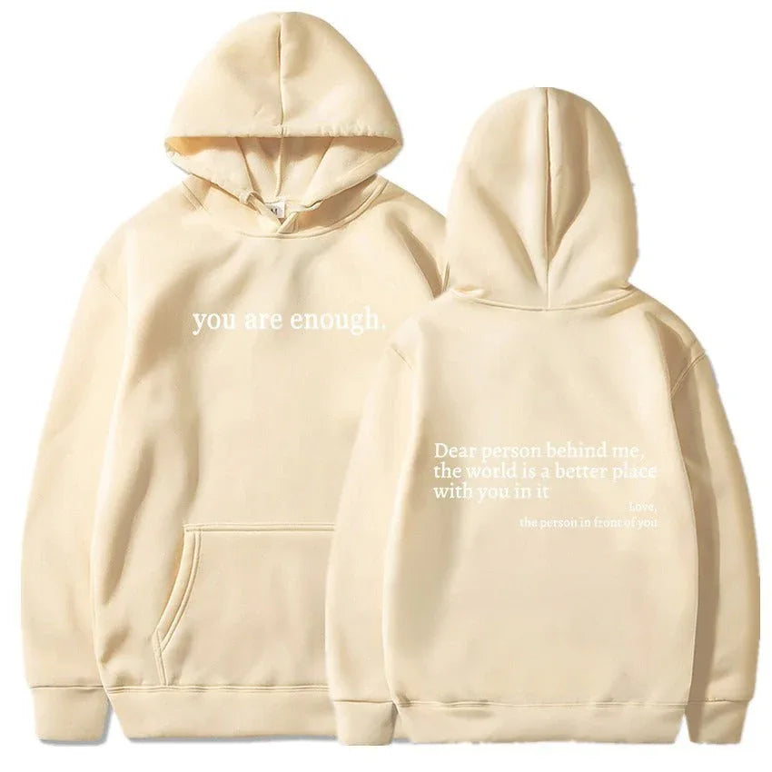 ''Dear Person Behind Me'' Plush Hoodie