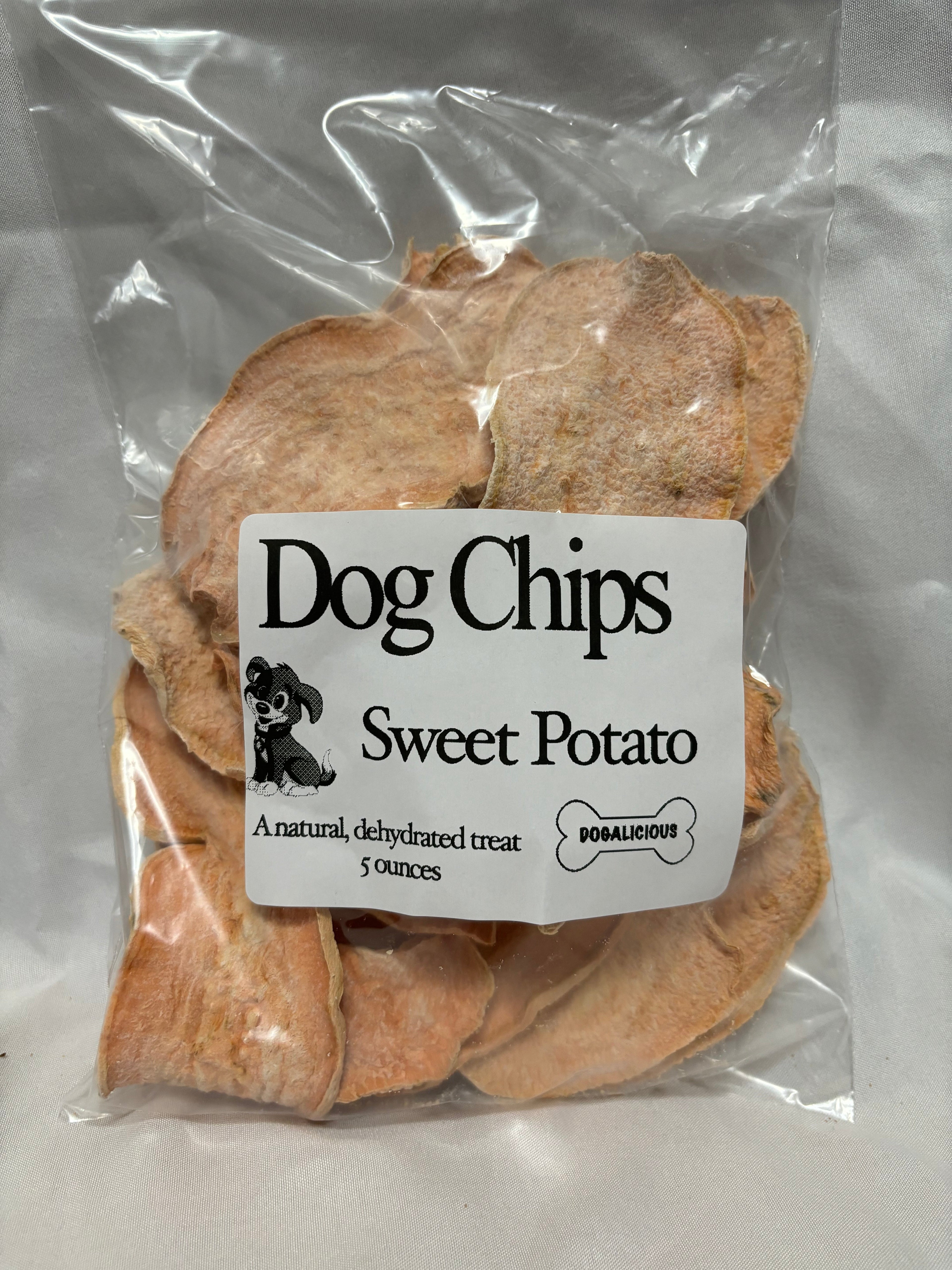 Dog Chips- Large bag - Sweet Potato