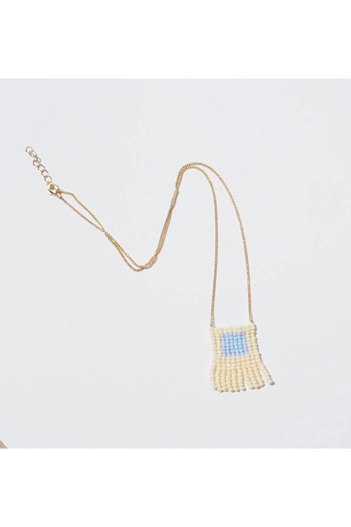 Ti Drapo Necklace Pale Blue