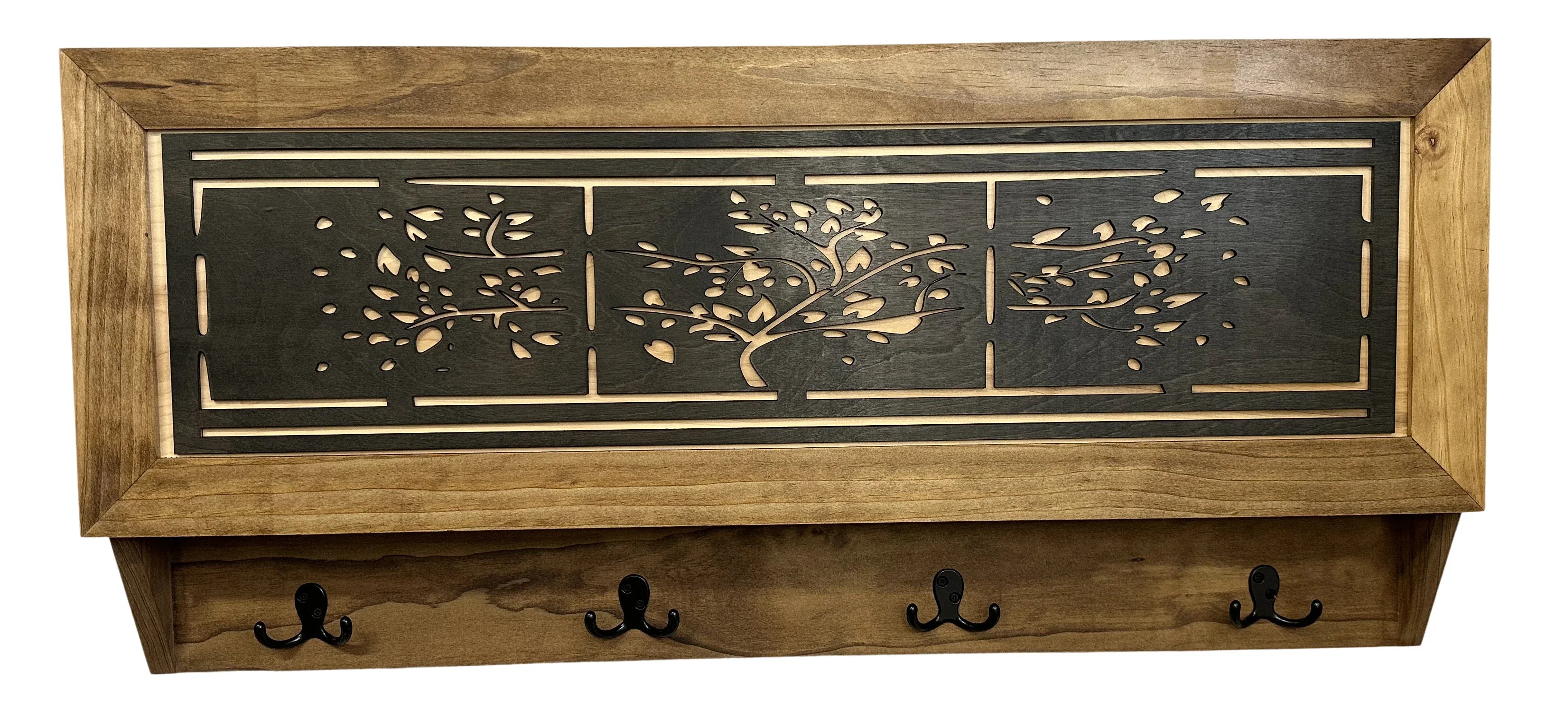 Coat Rack Hidden Gun Storage - Woodland Tree