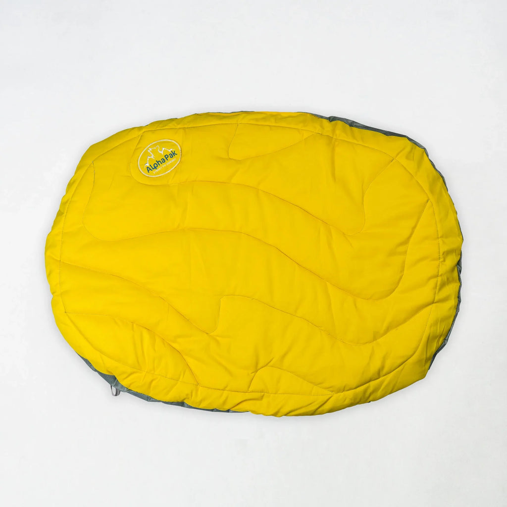 Adventure Compressible Waterproof Dog Sleeping Mat Yellow