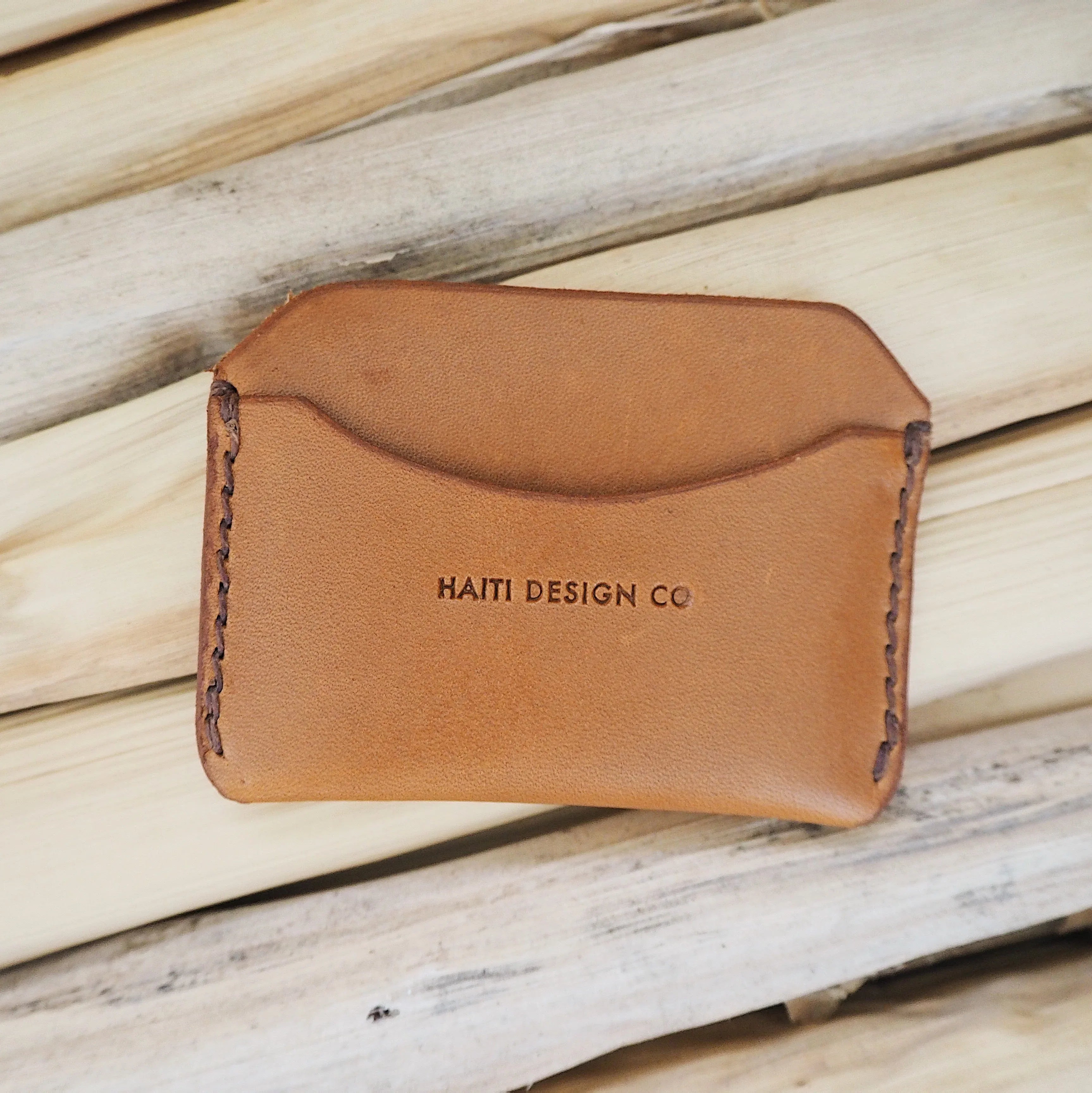 Slim Leather Cardholder Caramel