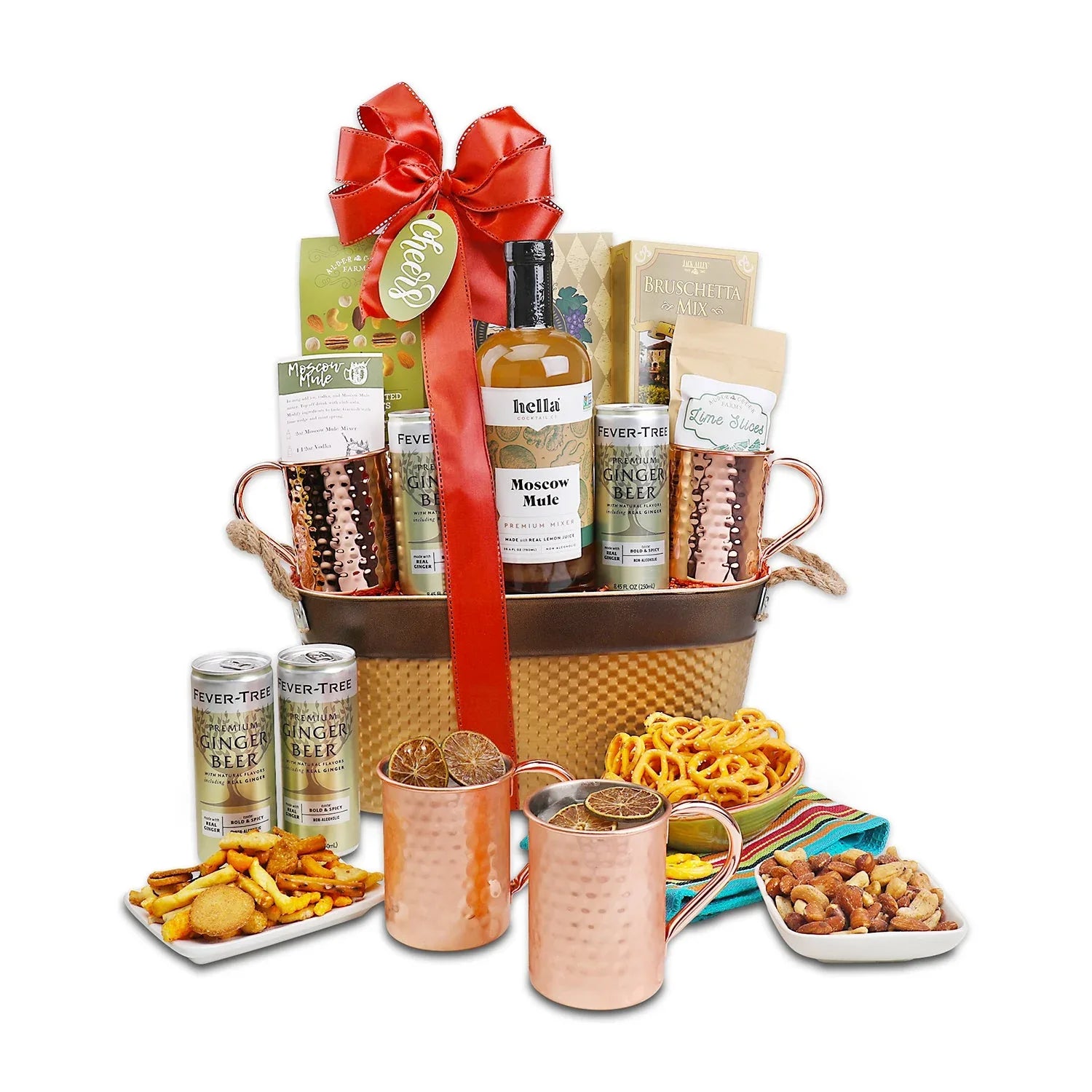 Moscow Mule Gift Basket - Non Alcoholic - Add your own spirits