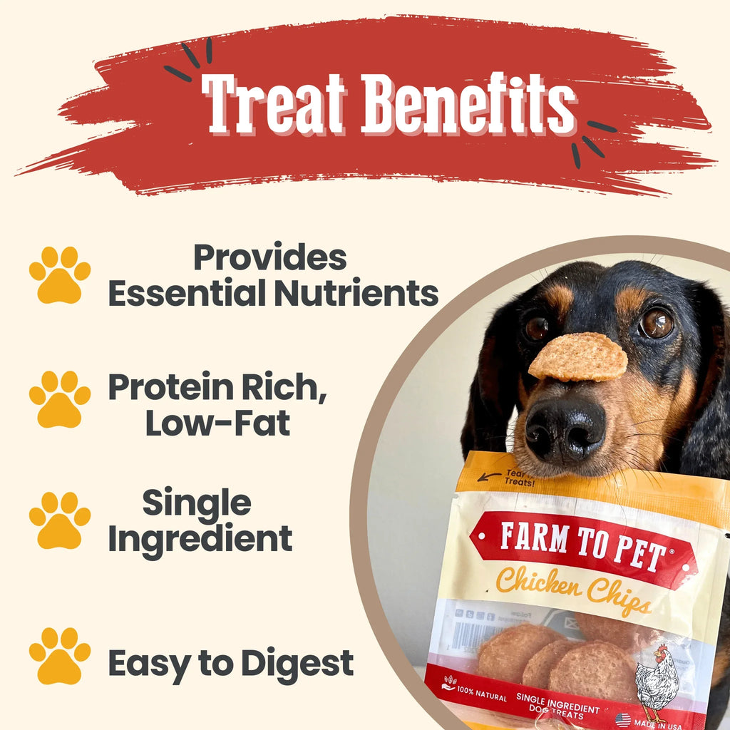 Chicken Chips Snack Pack Bundles | Dog Party Favors & Training Treats