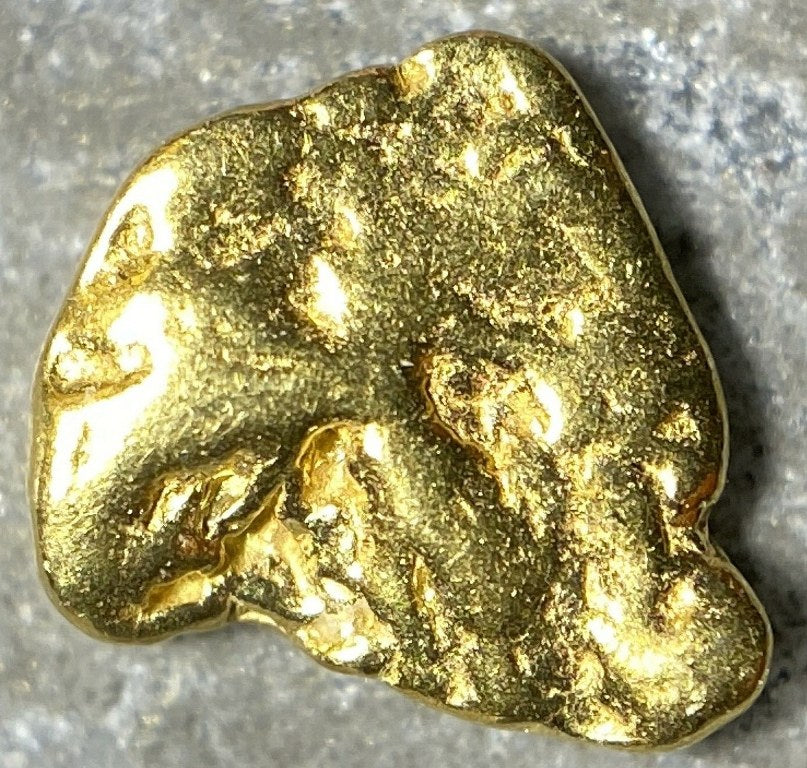 Alaskan Gold Nugget Genuine Yukon Small 22k .06g Fine