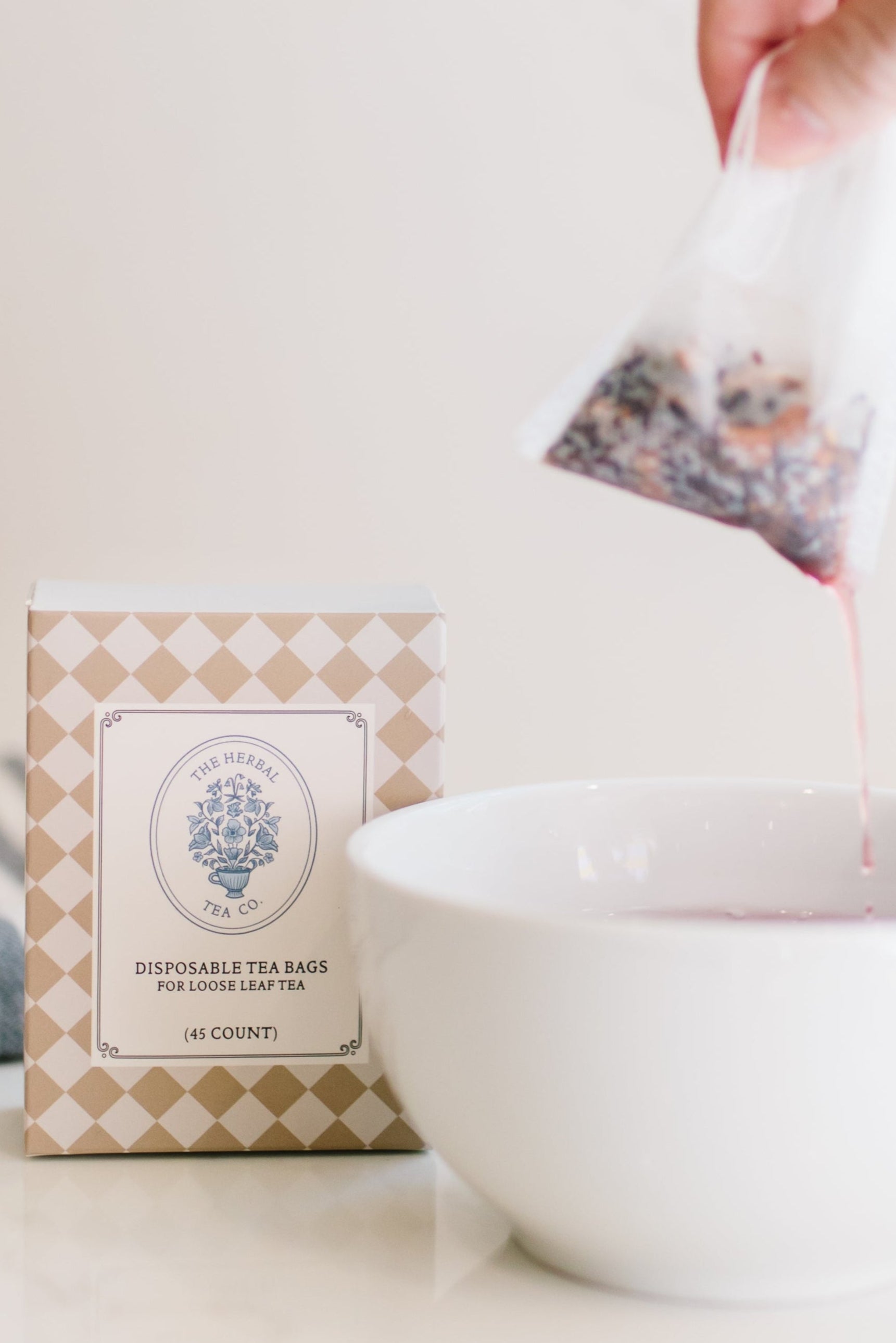 Disposable Tea Bags- 45 count