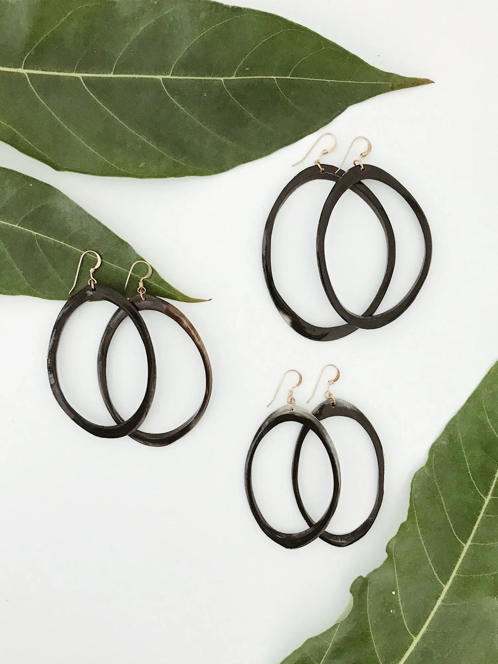 Horn Hoop Earring
