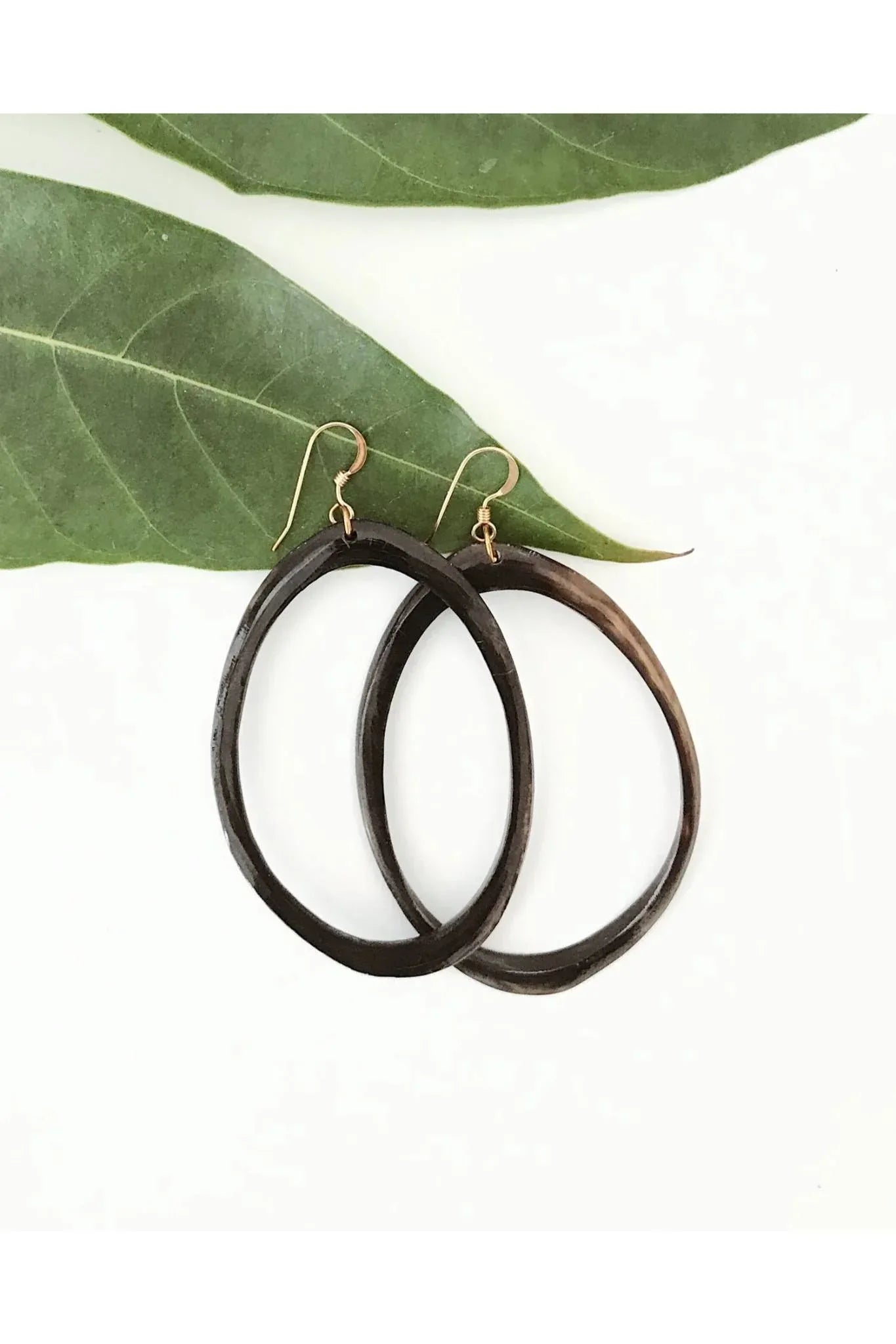 Horn Hoop Earring