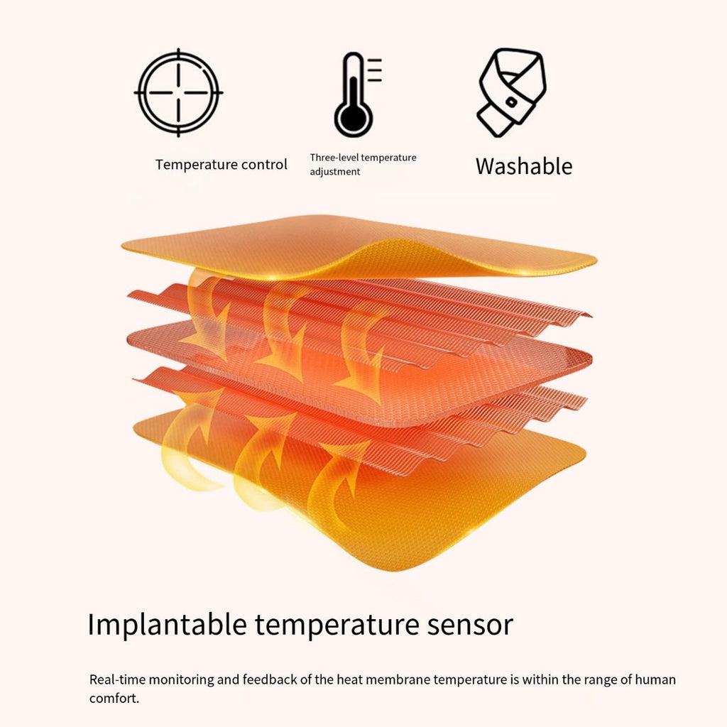 LITEGUEST USB Heated Neck Scarf – Winter Outdoor & Travel Comfort