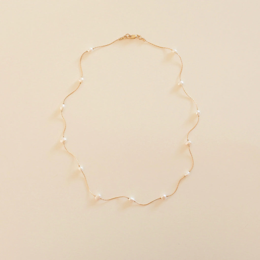 Floating Pearl Necklace