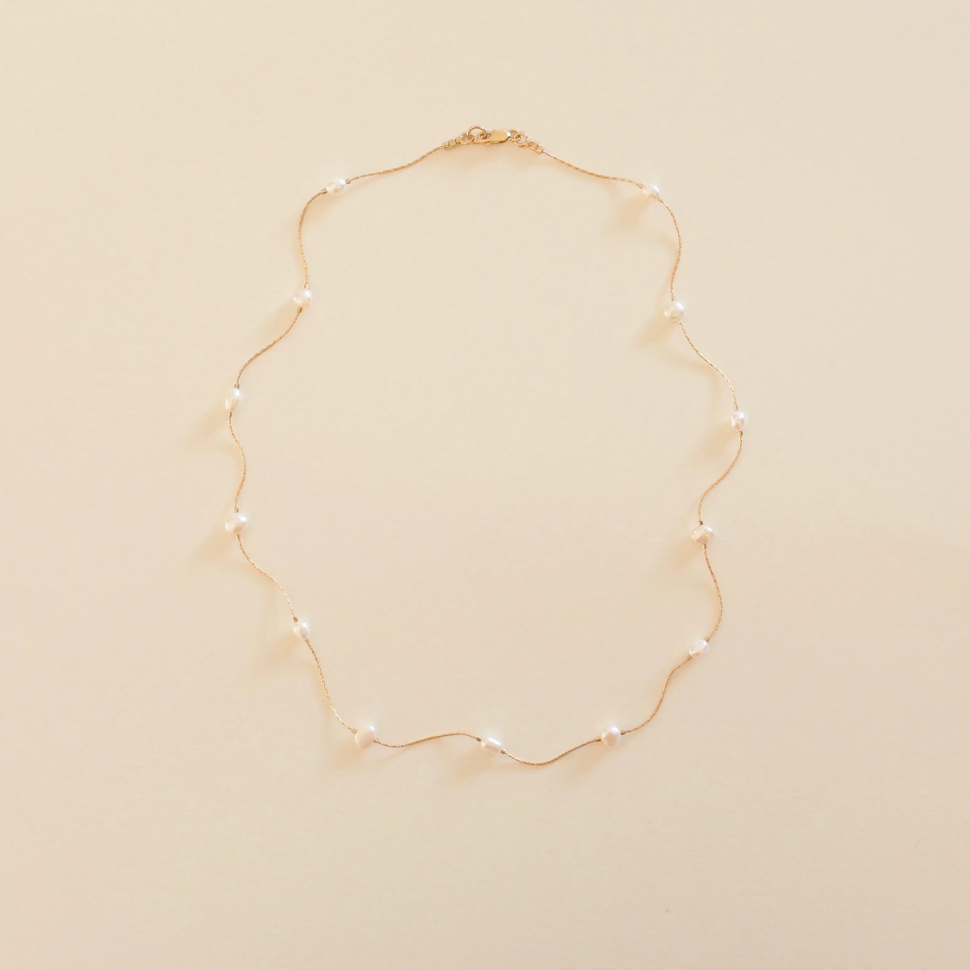 Floating Pearl Necklace