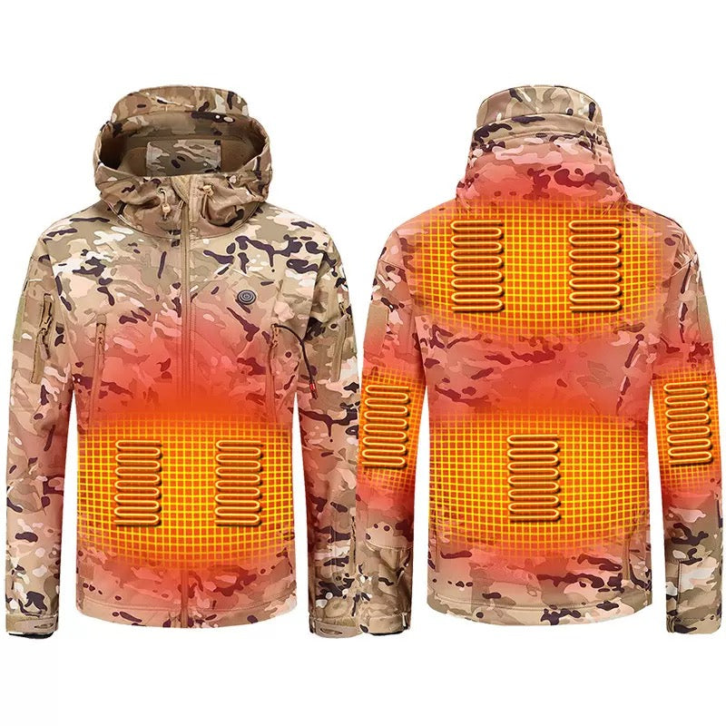 LITEGUEST 7-Zone Heated Camo Jacket | USB Powered Winter Hunting Gear