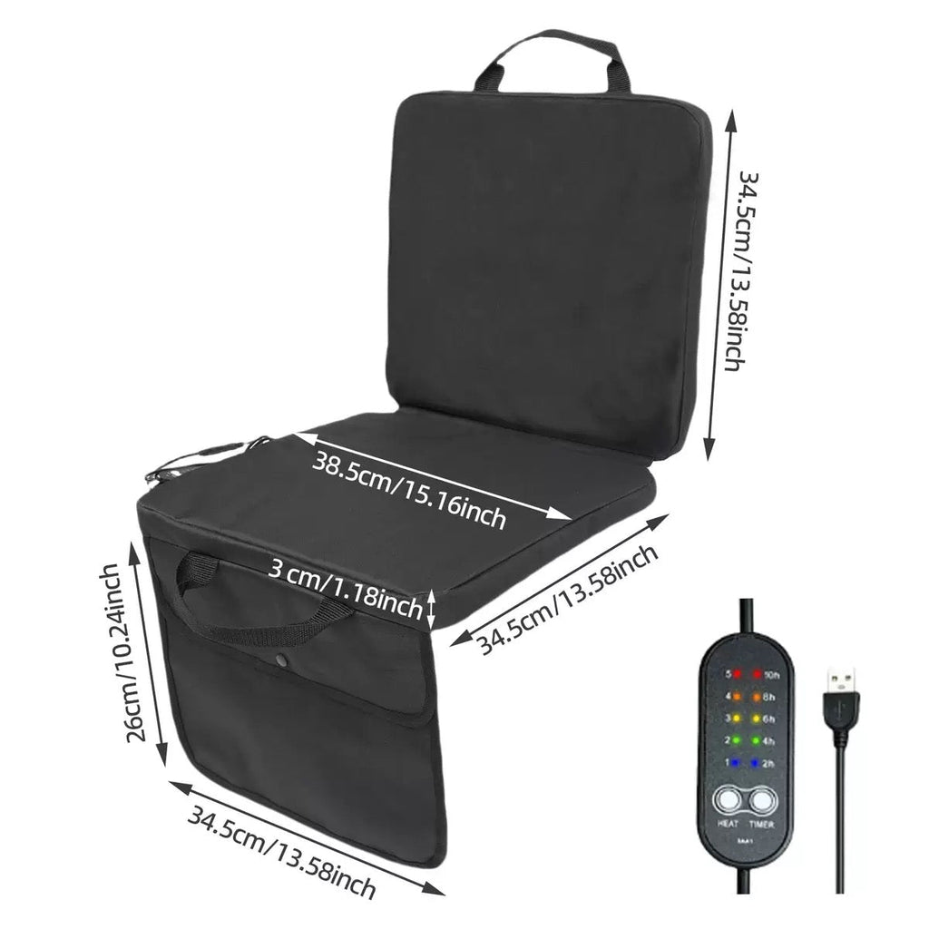 LITEGUEST USB Heated Stadium Seat Cushion – Warm Comfort on Bleachers