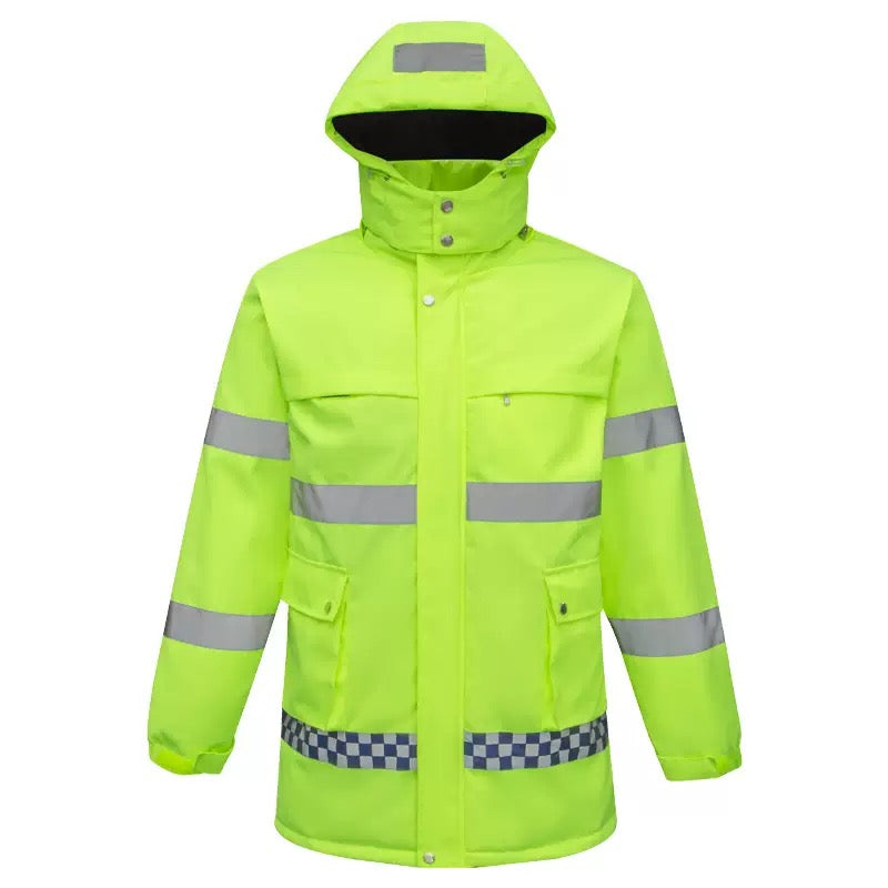 LITEGUEST USB Heated Reflective Waterproof Work Jacket For Winter