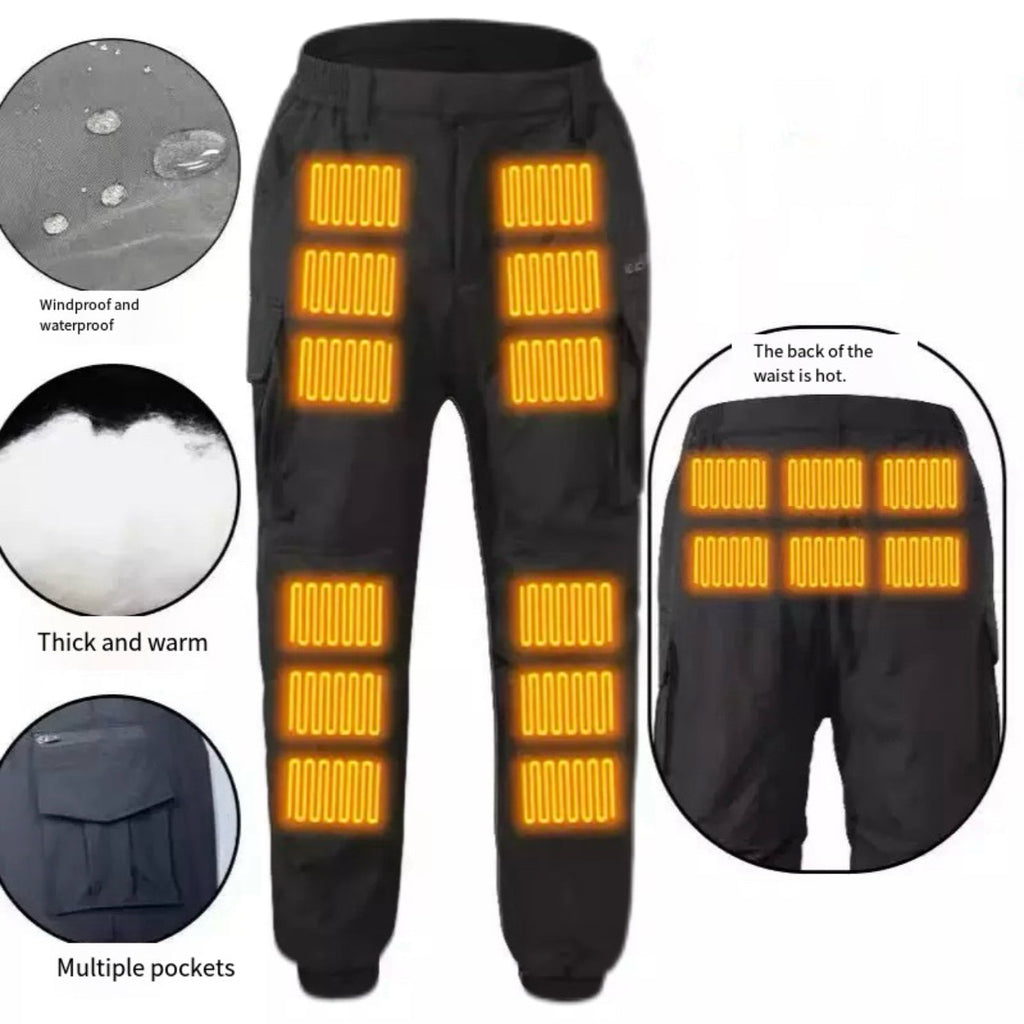 LITEGUEST 18-Zone Heated Pants for Extreme Cold Riding & Skiing