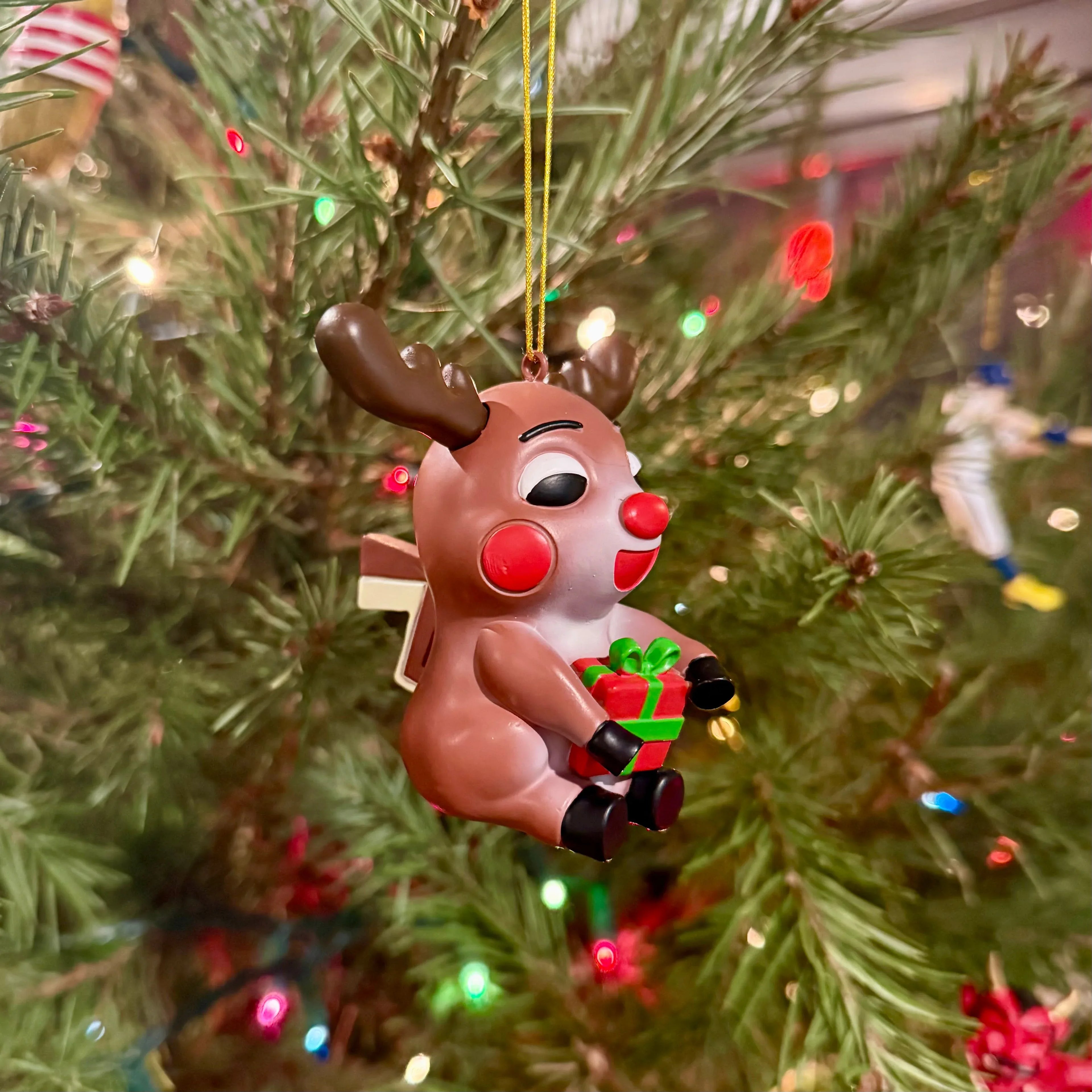 Anime Reindeer Christmas Cartoon Character Ornament