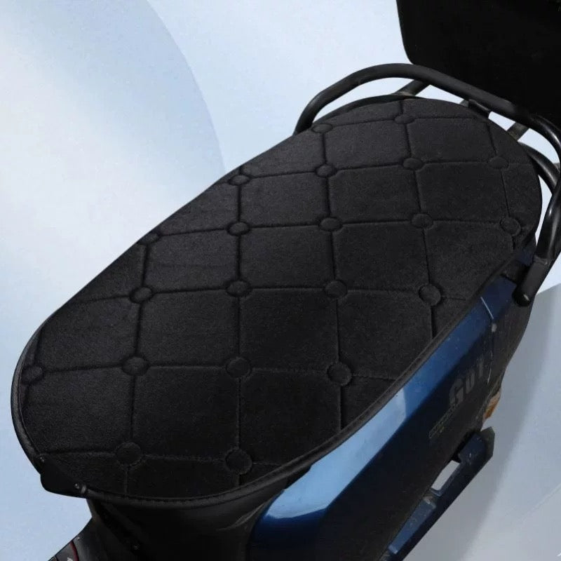 LITEGUEST Heated Motorcycle Seat Cover for Cold Weather Riding
