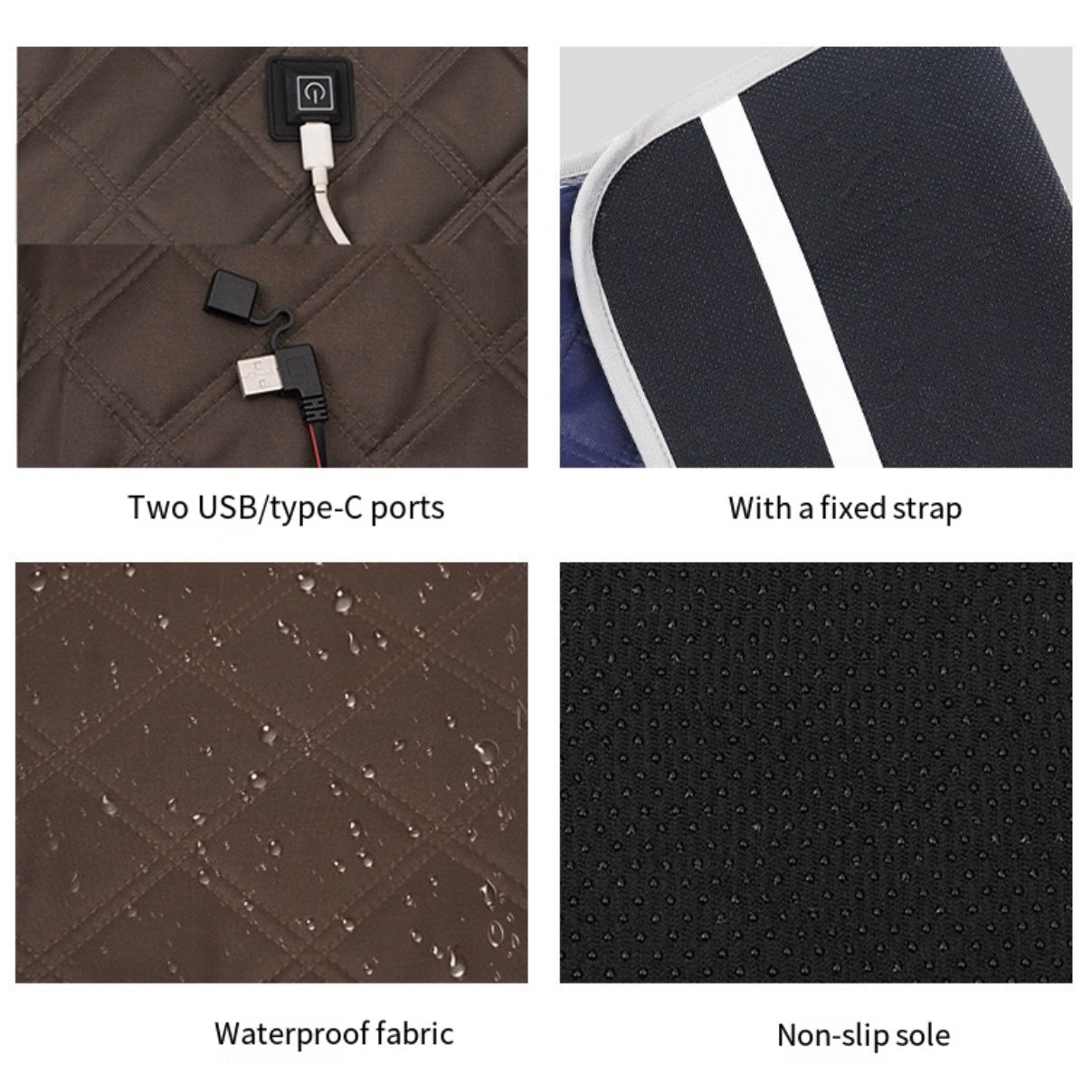 Stay Warm Anywhere with LITEGUEST Heated Seat Cushion – Portable & USB