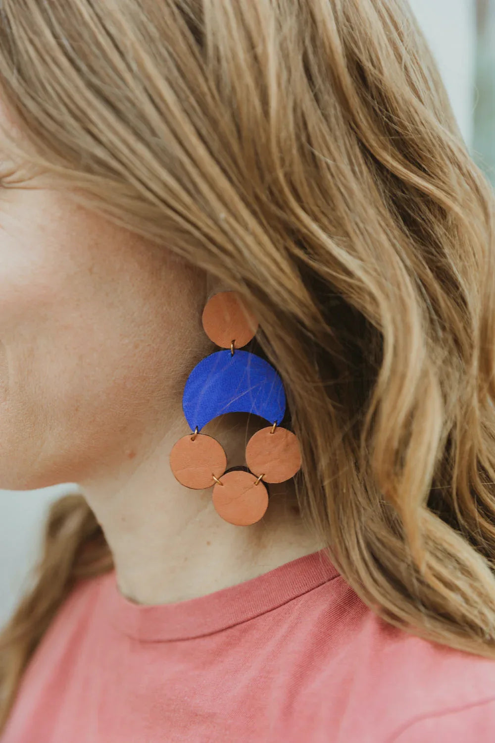 Kavakia Leather Earring