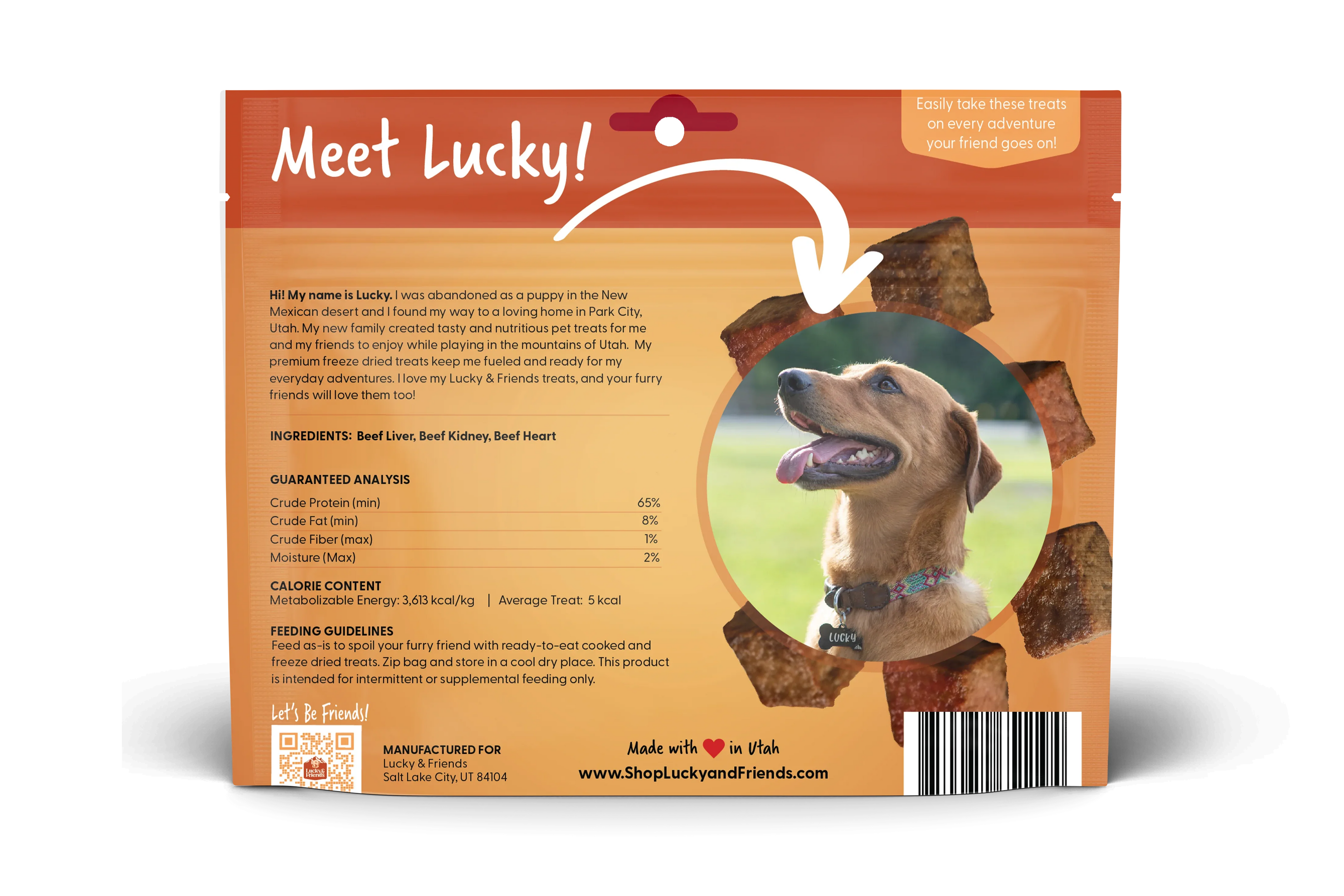 Three Beef Organ Medley Dog Treat