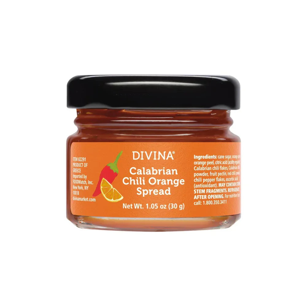 Divina Mini Calabrian Chili Orange Jam Jars
