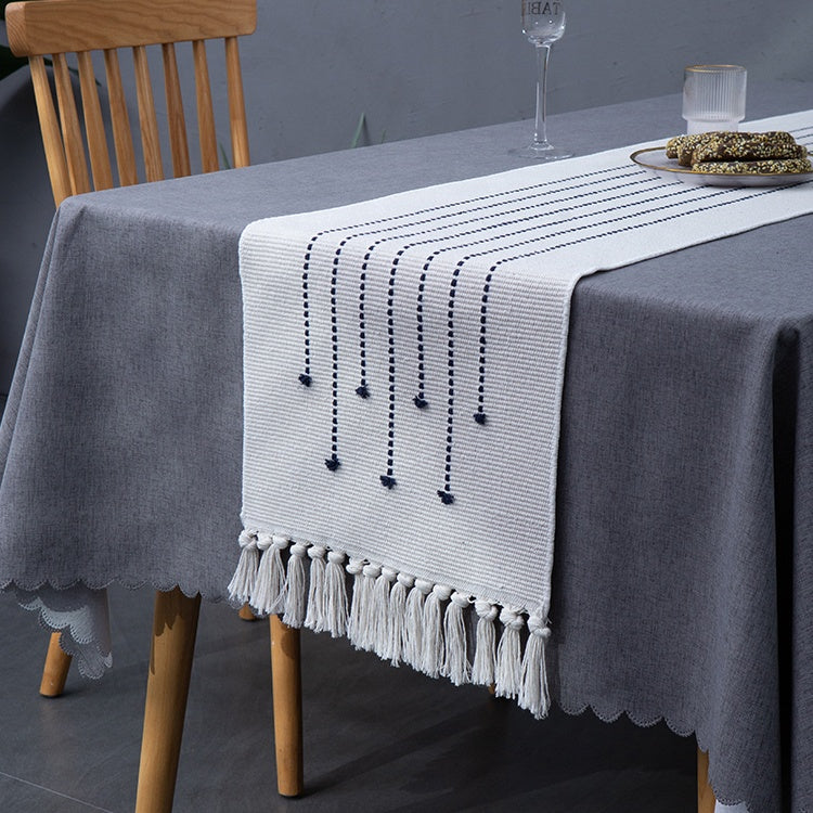 Navy Table Runner