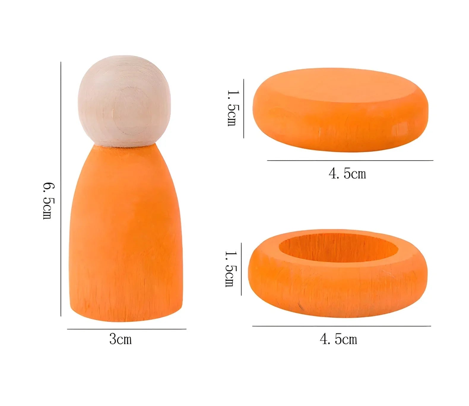 Rainbow Rings, Coins and Nins Pretend Play Toys