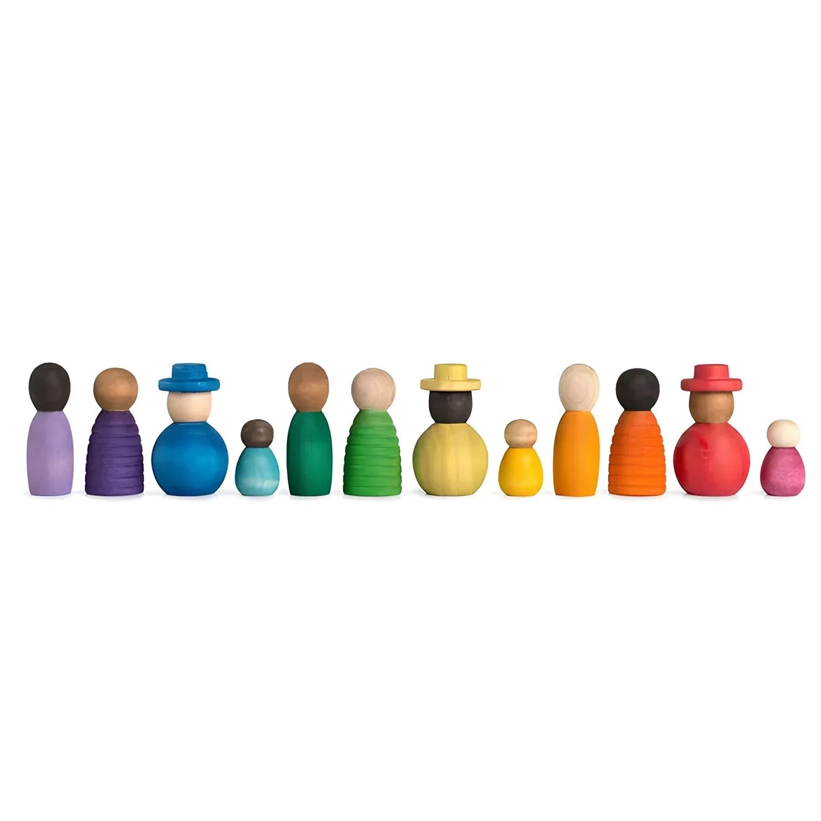 Rainbow Rings, Coins and Nins Pretend Play Toys Family