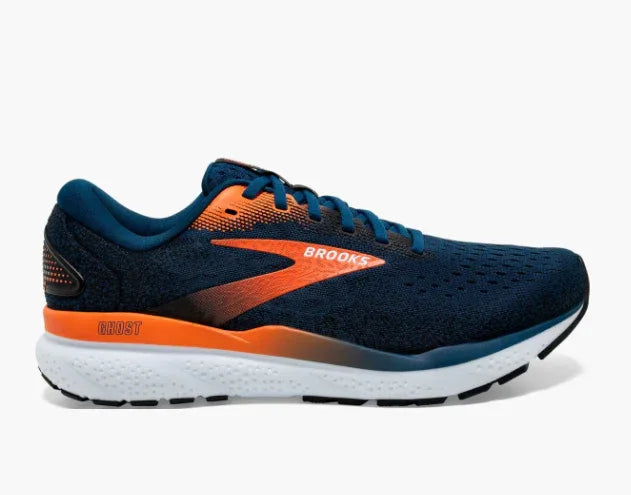 Brooks Men Ghost 16 - Brooks 9 Blue Opal Black Nasturtium
