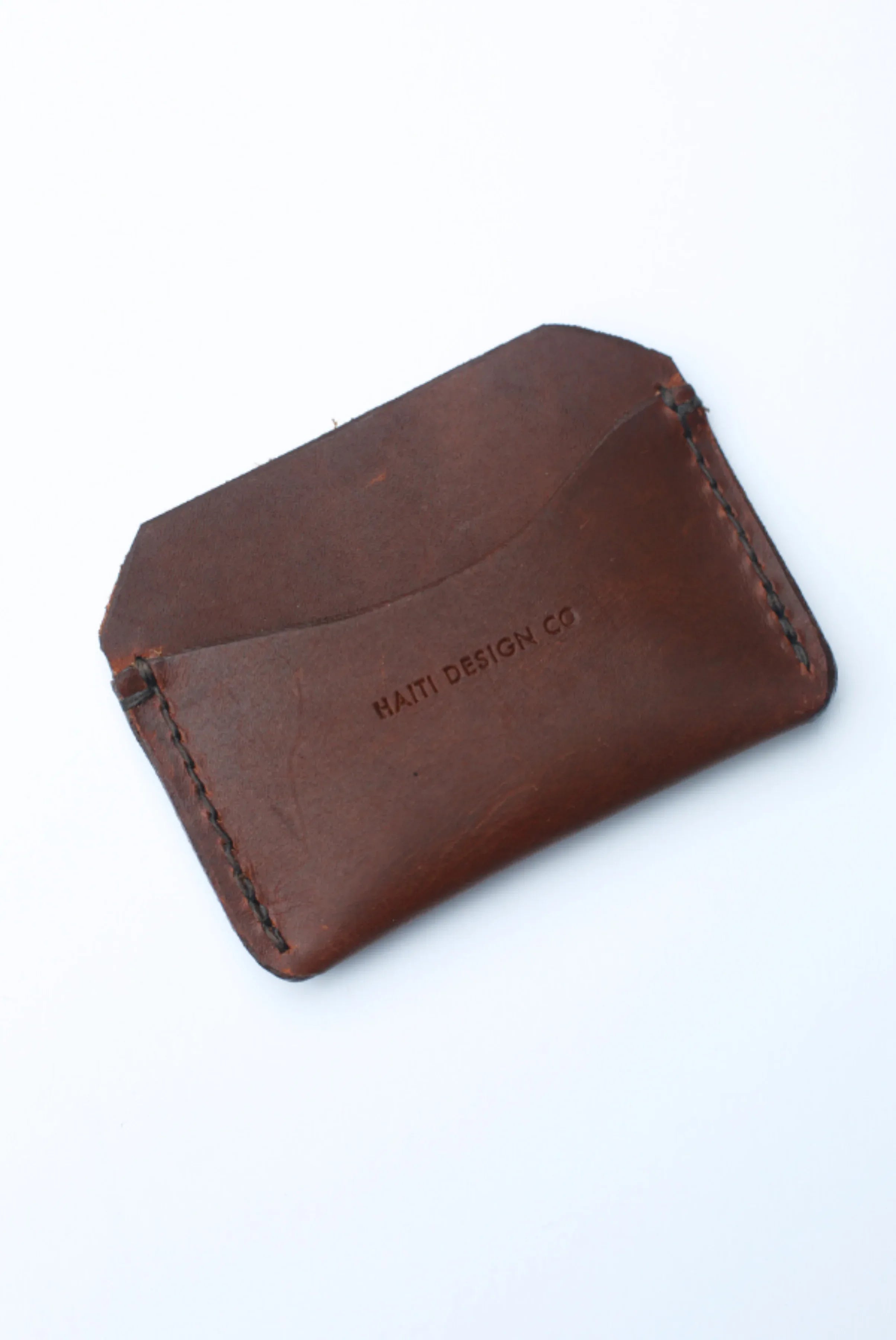 Slim Leather Cardholder Chestnut