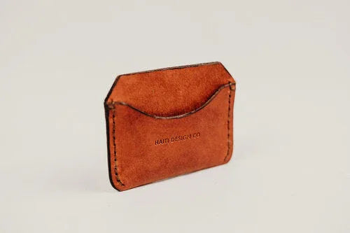 Slim Leather Cardholder Tan