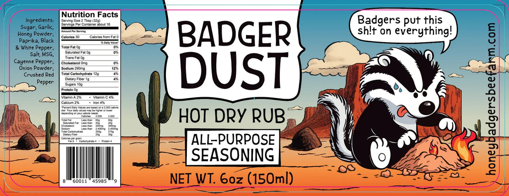 Badger Dust Hot All- Purpose Seasoning