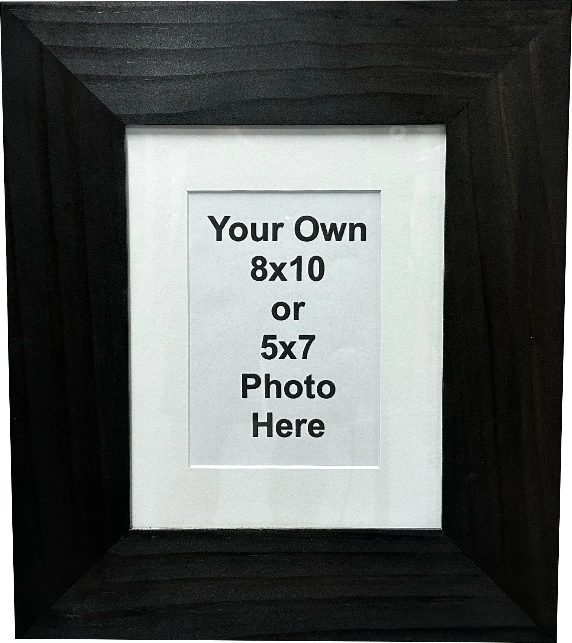 Picture Frame Hidden Gun Storage Cabinet Home Decor Black