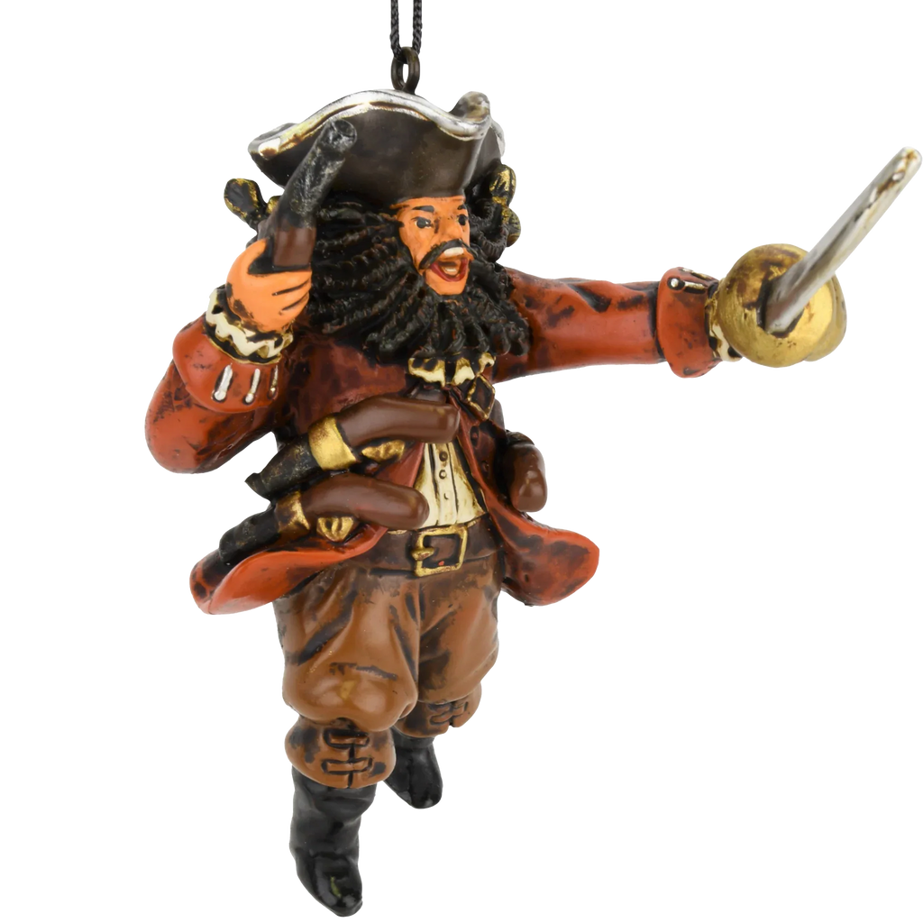 Blackbeard The Pirate Halloween / Christmas Ornaments