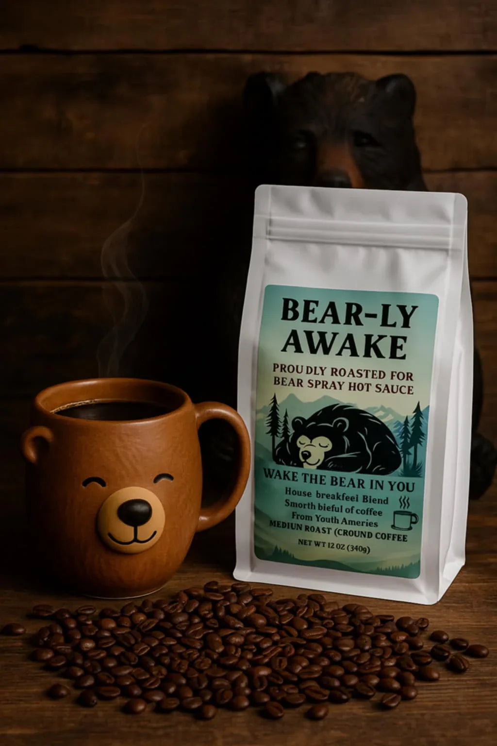 Bear-ly Awake Breakfast Blend 12 OZ GROUND COFEE
