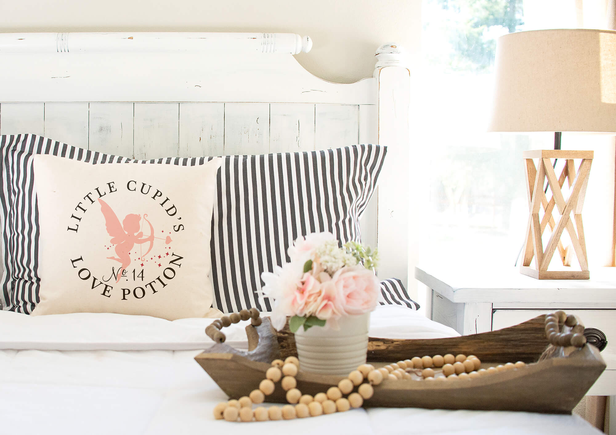 Cupid Valentine's Day Pillow Cover 18x18 inch