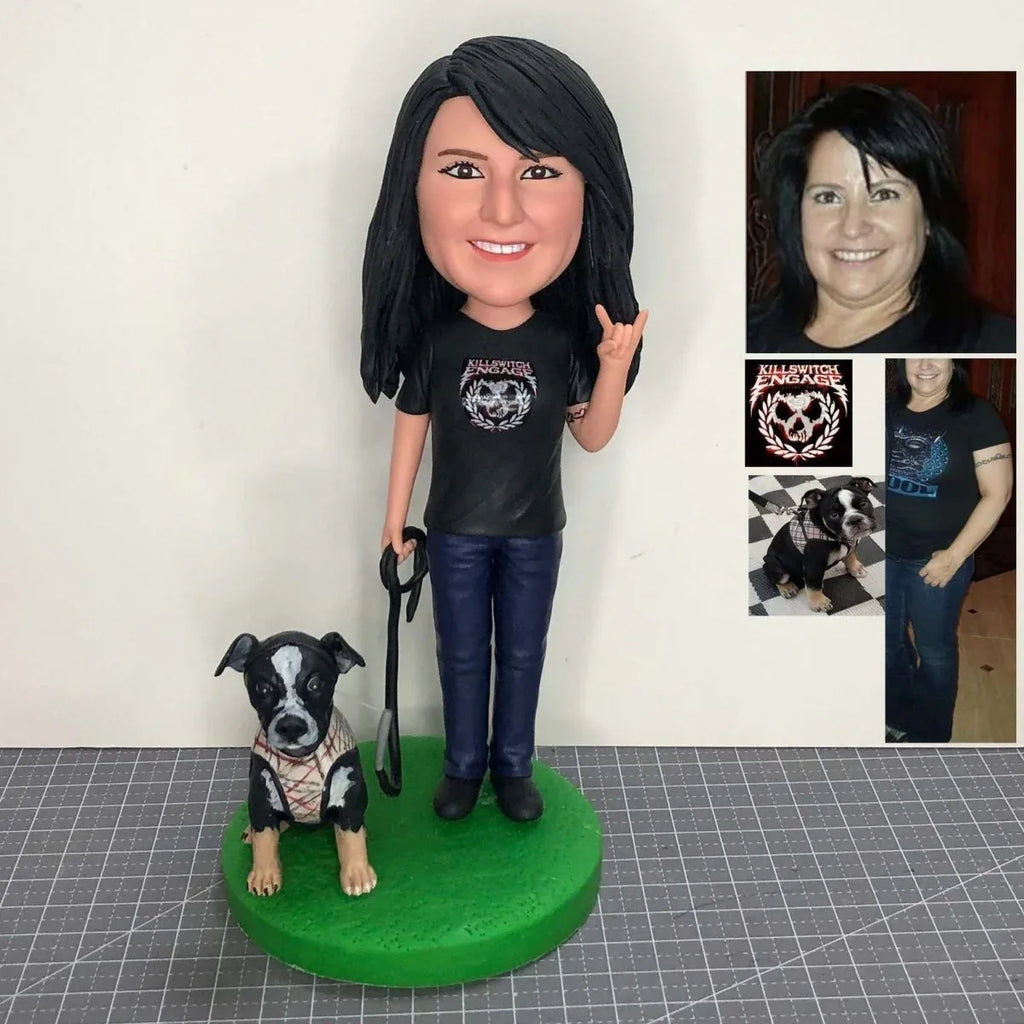 Custom Bobblehead With Dog