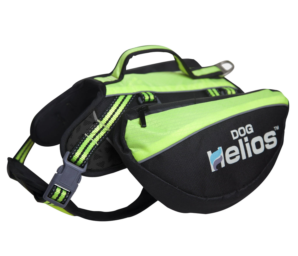 Dog Helios Freestyle 3-in-1 Explorer Convertible Backpack, Harness and Leash Green