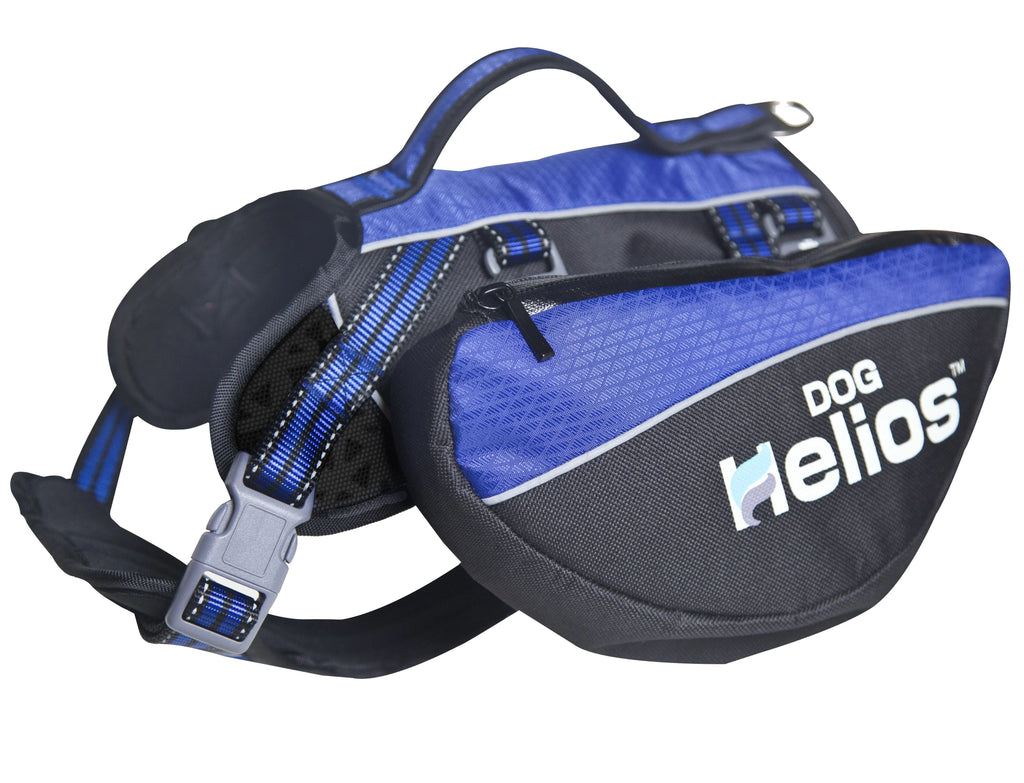 Dog Helios Freestyle 3-in-1 Explorer Convertible Backpack, Harness and Leash Blue