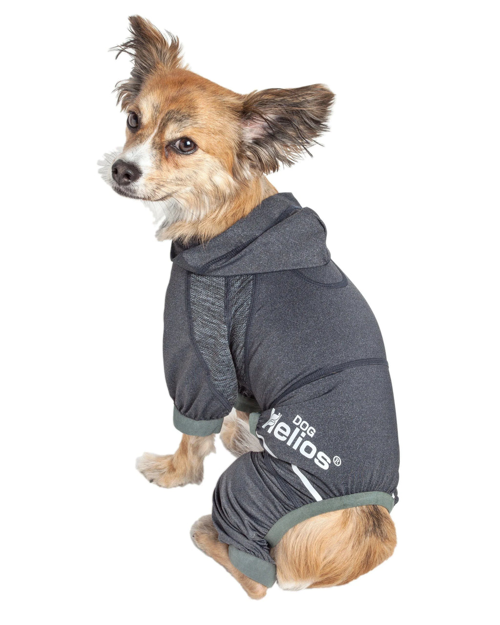 Dog Helios ® 'Namastail' Lightweight 4-Way-Stretch Yoga Performance Dog Tracksuit Hoodie