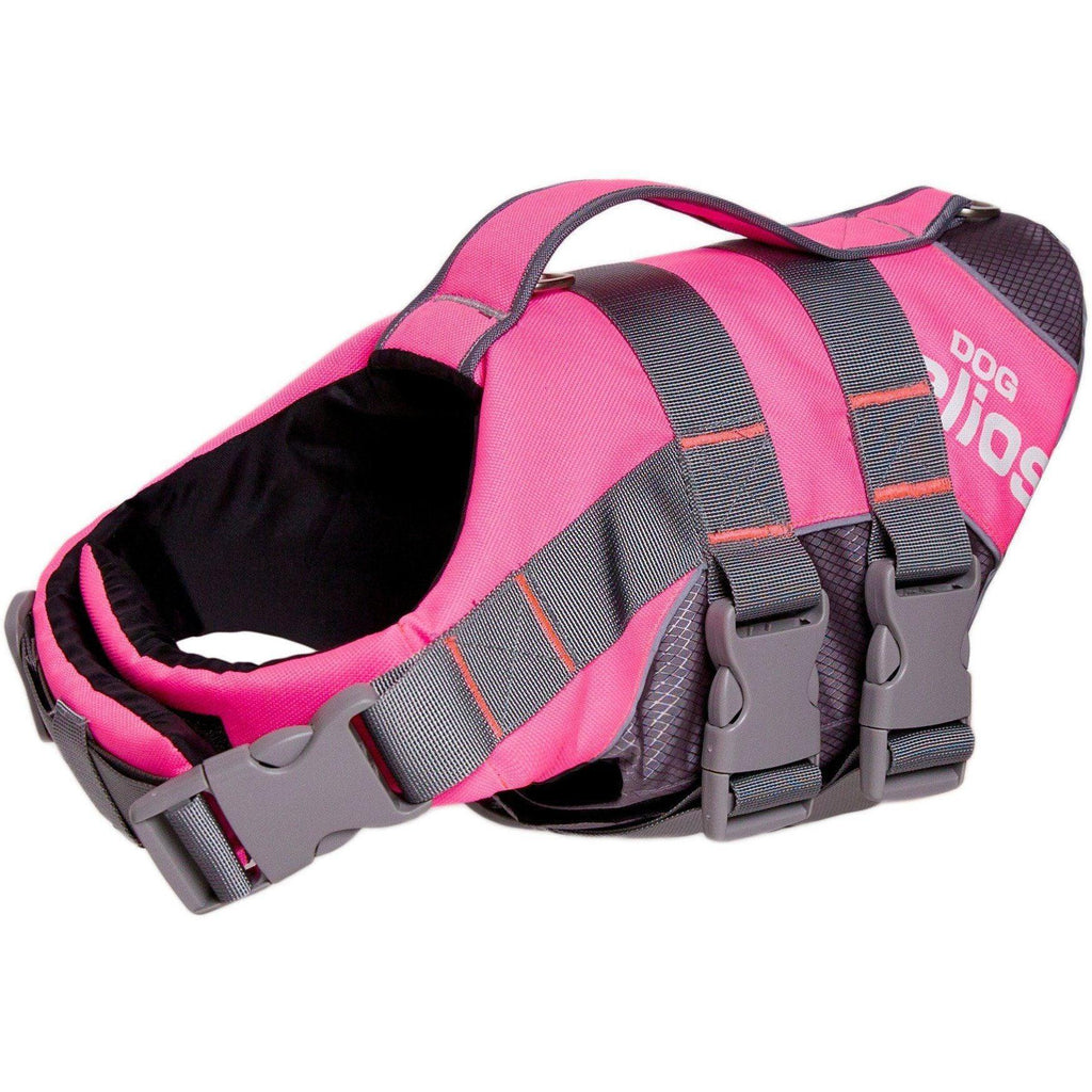 Dog Helios ® 'Splash-Explore' Reflective and Adjustable Floating Safety Dog Life Jacket Pink