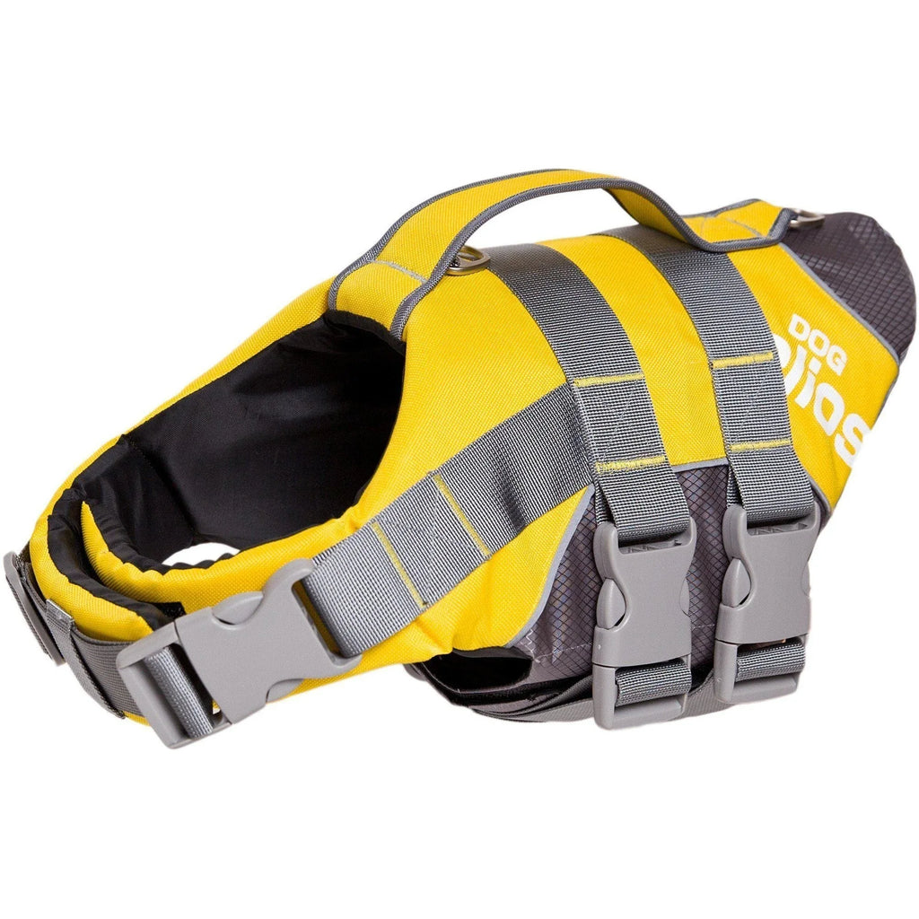 Dog Helios ® 'Splash-Explore' Reflective and Adjustable Floating Safety Dog Life Jacket Yellow
