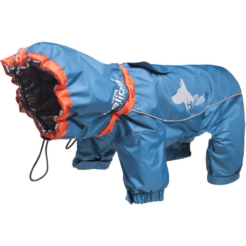 Dog Helios ® Weather-King Ultimate Windproof Full Body Winter Dog Jacket Blue