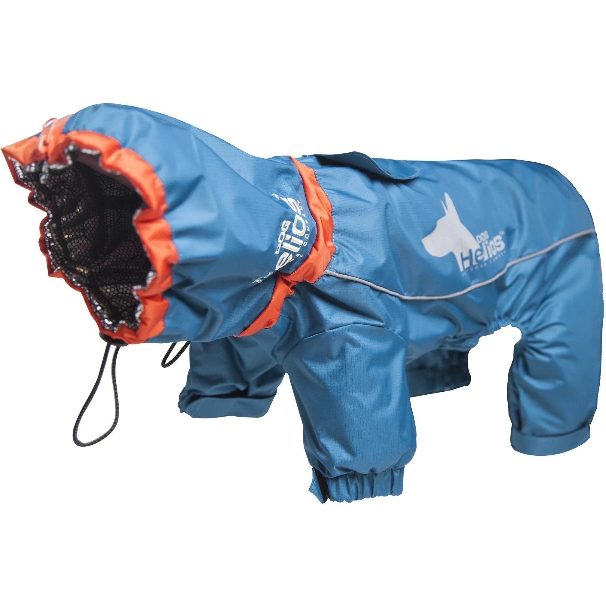 Dog Helios ® Weather-King Ultimate Windproof Full Body Winter Dog Jacket Blue