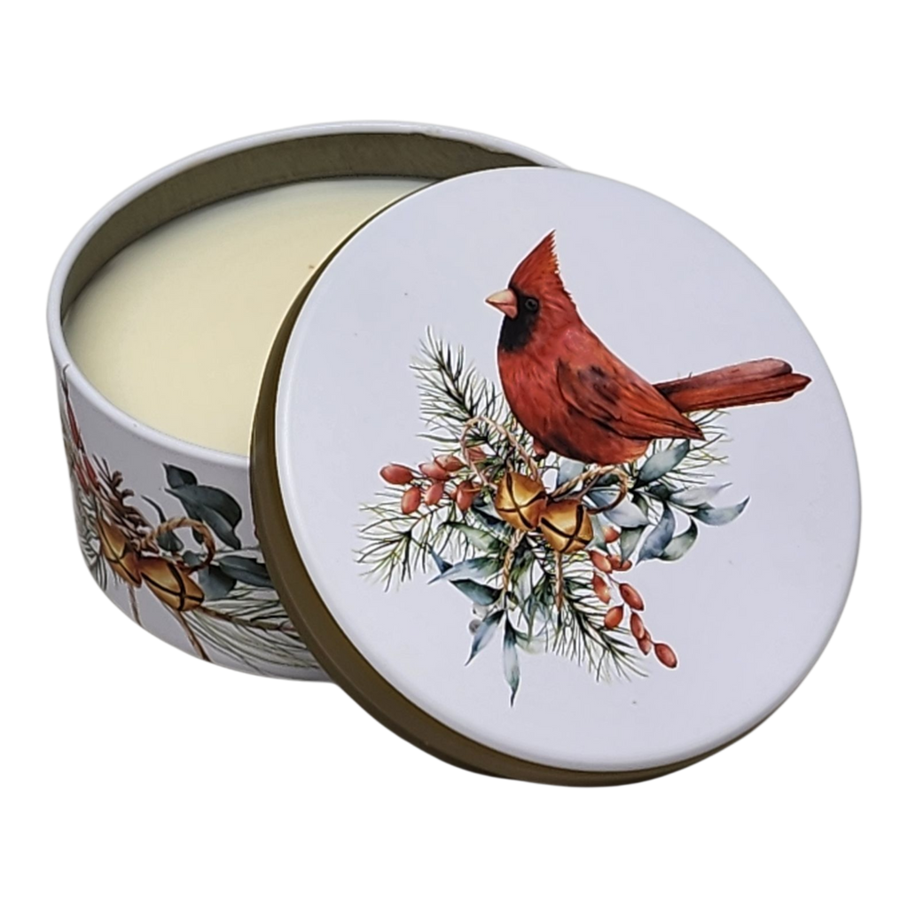 Cardinal Harmony Candle - A Festive Touch of Nature