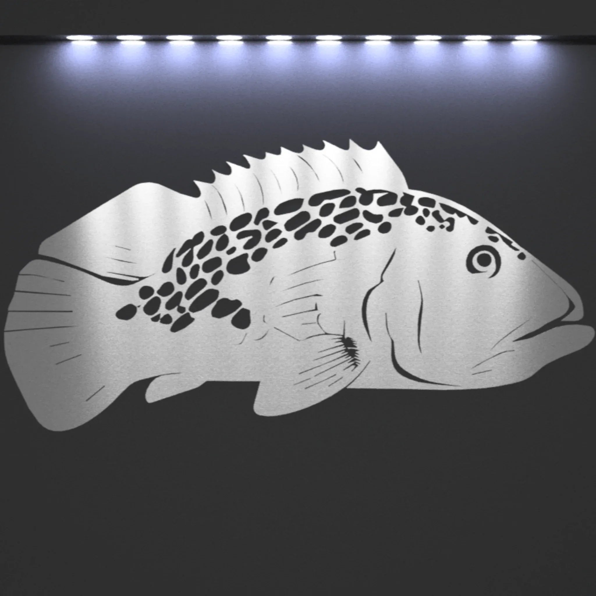 Goliath Grouper Wall Art - Steel