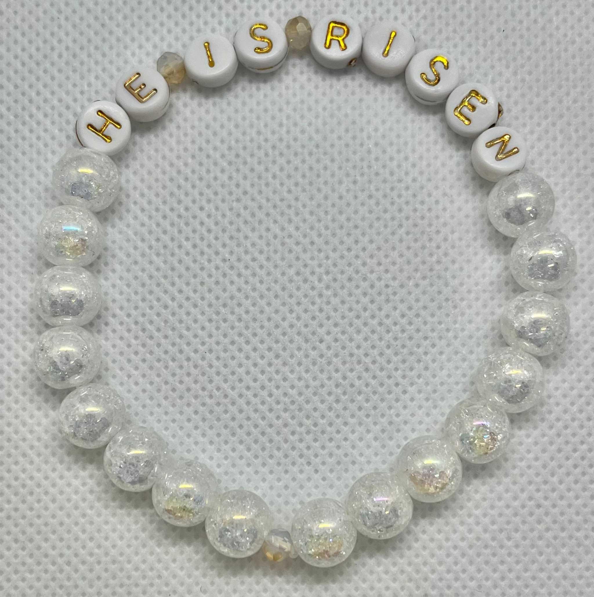 He Is Risen Bead Bracelet – Handmade Christian Jewelry